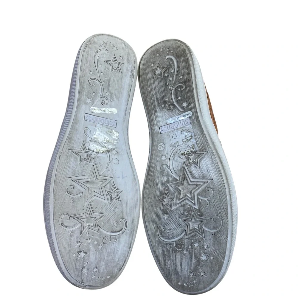 Sundance Tooled Vegan Leather Slip On Shoes